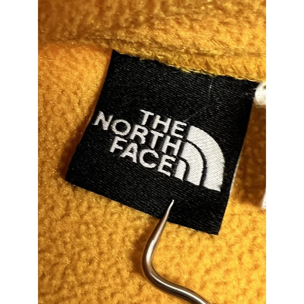 Vintage The North Face Fleece Sweatshirt Crewneck‎ Golden Rod Yellow XL USA Made